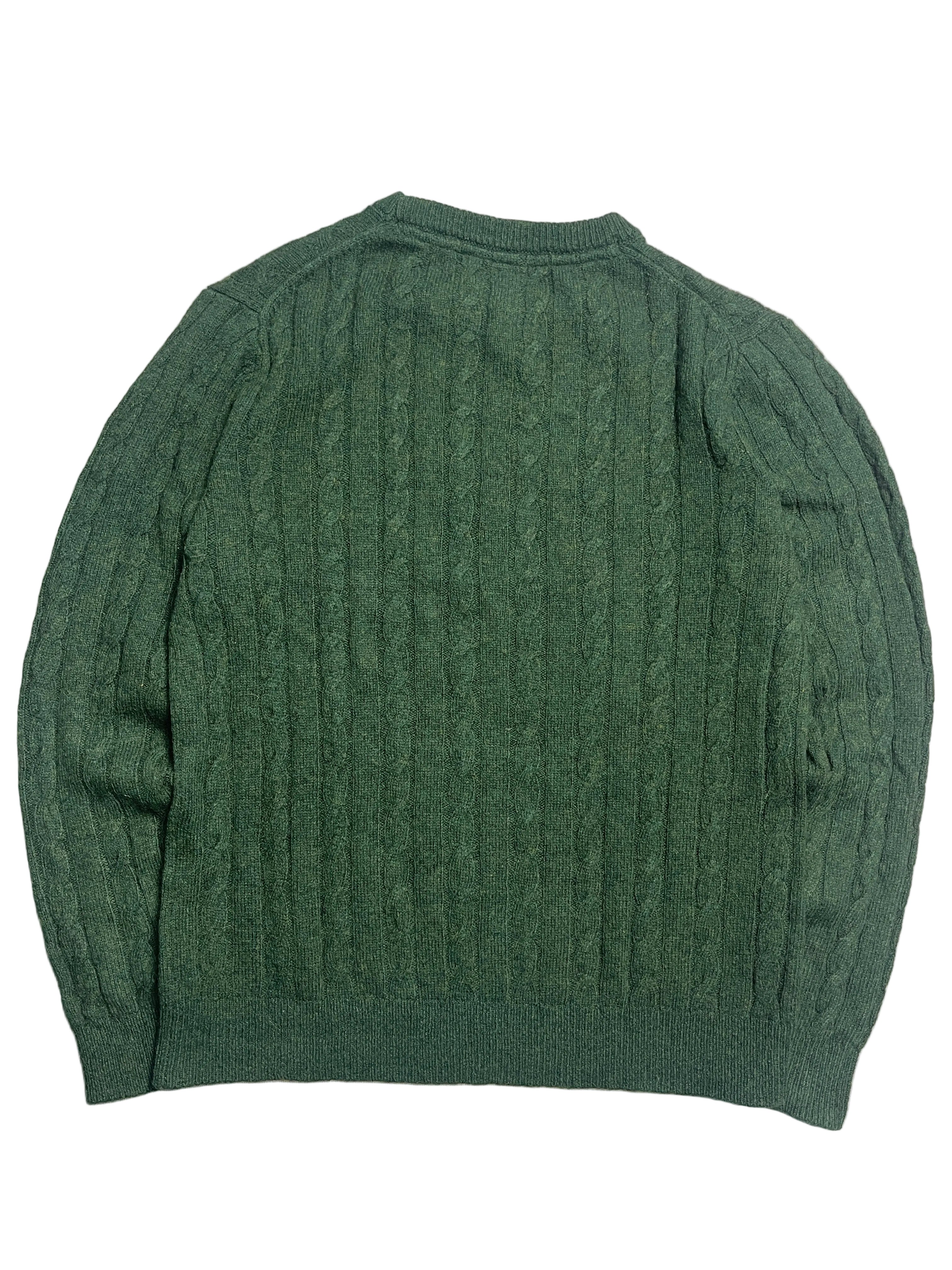 Vintage Lyle & Scott Zopfstrickpullover (S)