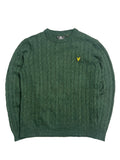 Vintage Lyle & Scott Zopfstrickpullover (S)