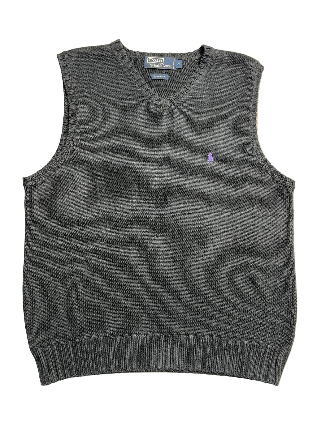 Vintage Polo Ralph Lauren Baumwoll-Strickweste (M)