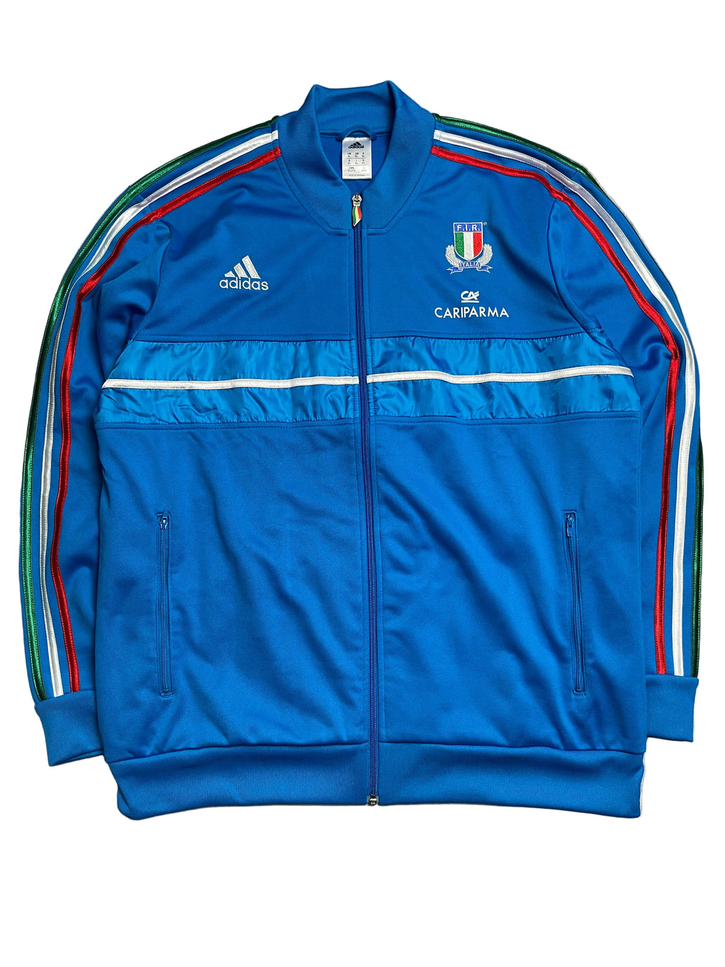 Vintage Adidas Italien Rugby Trackjacket
(XL)