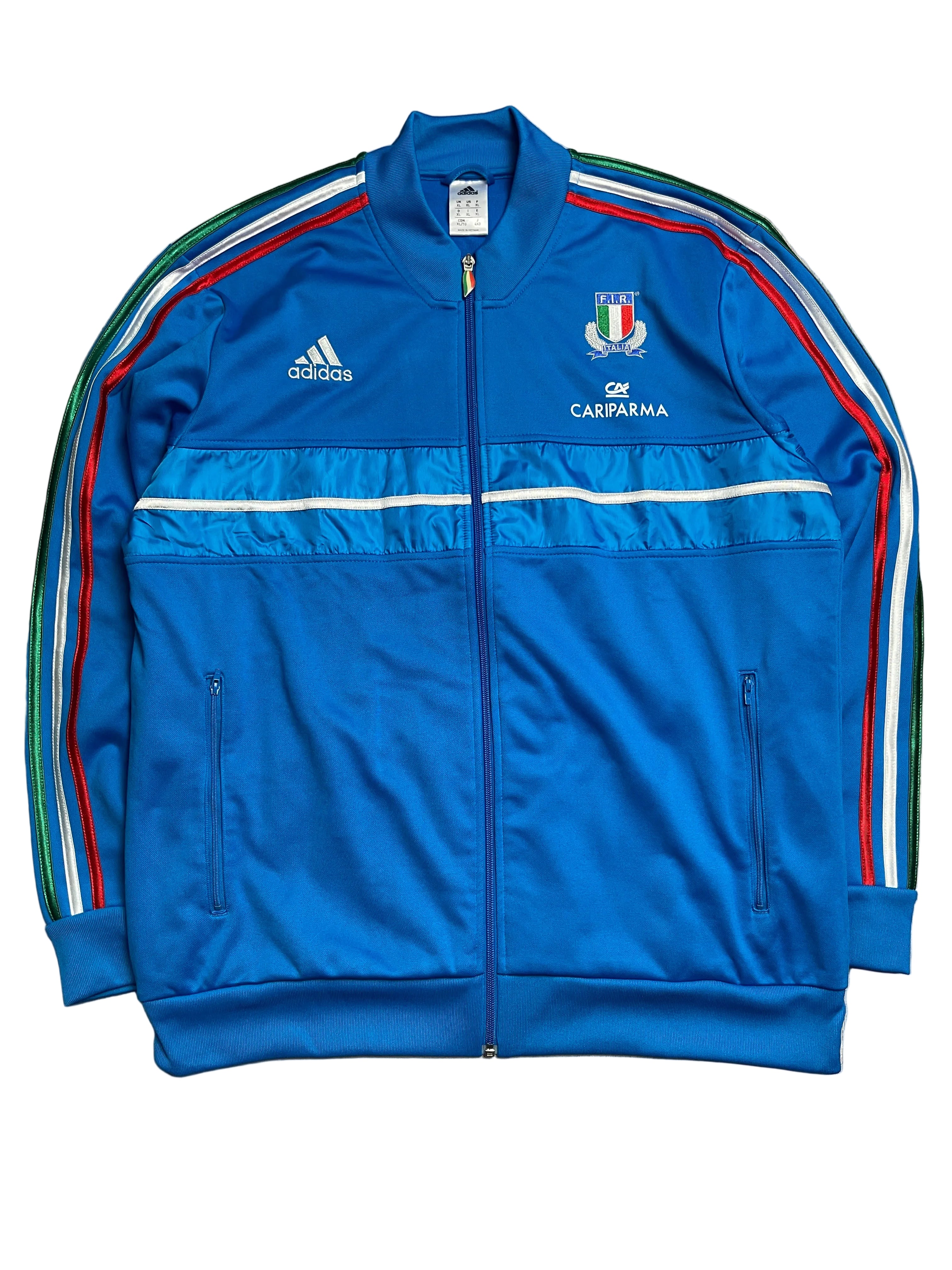 Vintage Adidas Italien Rugby Trackjacket
(XL)