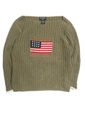 Vintage Ralph Lauren Flaggen Pullover Cropped (M)