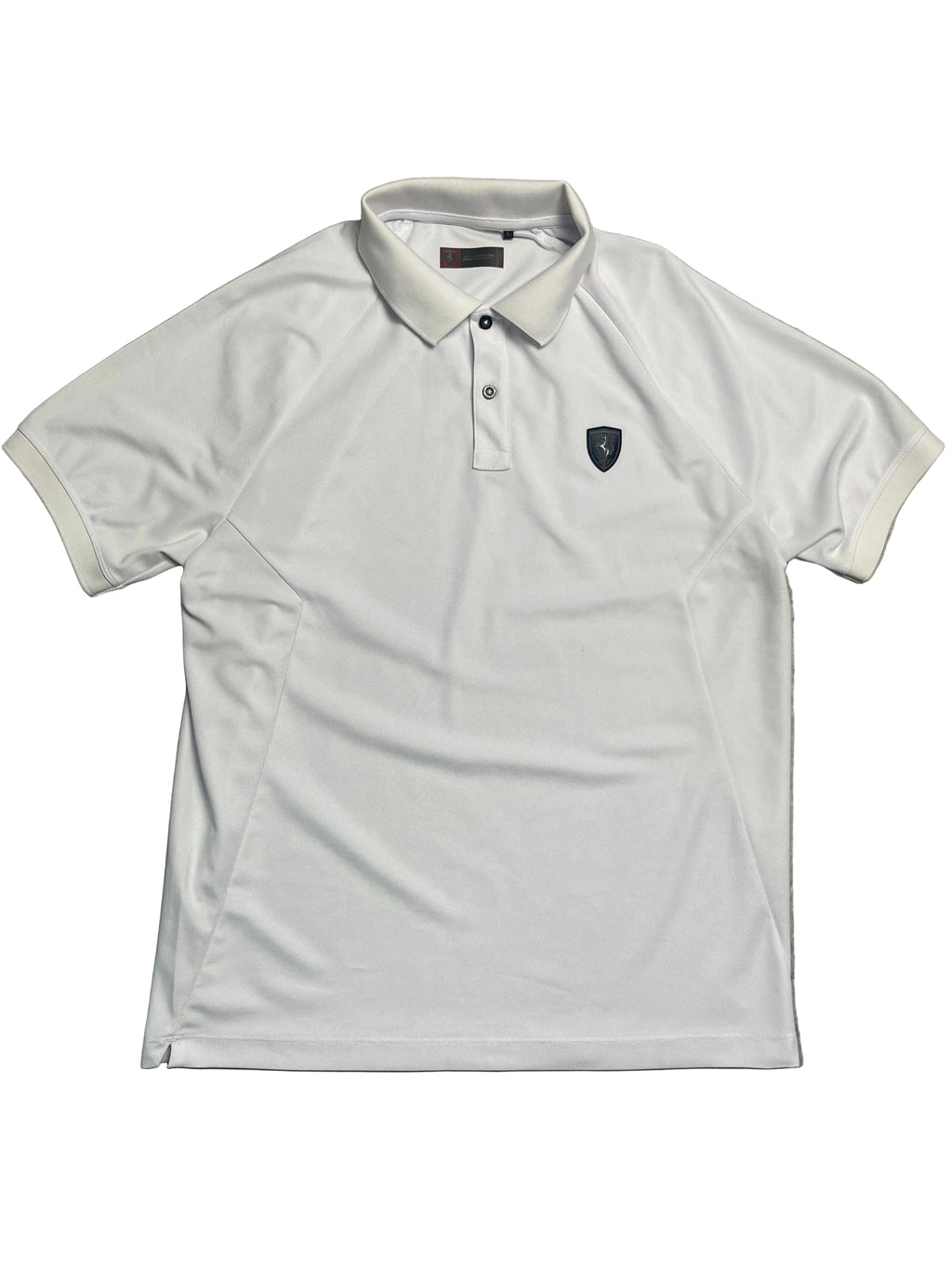 Vintage Scuderia Ferrari F1 Team Polo White Größe L